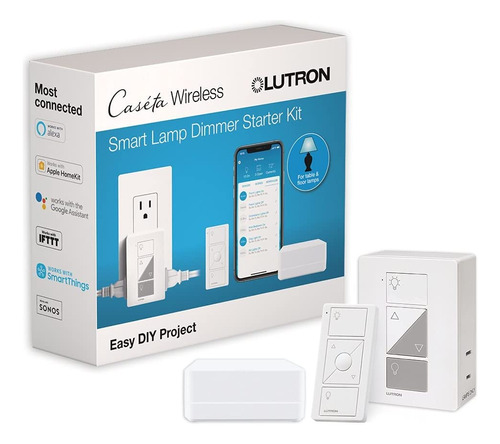 Lutron Caseta Wireless Smart Bridge Dimmer Kit Con Atenuador