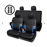 Mazda 2 Kit Protector Automotriz Fundas Tactopiel Azul Forro