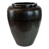 Vaso Vietnamita Cerâmica Preto Capadócia Original 70cmx87cm