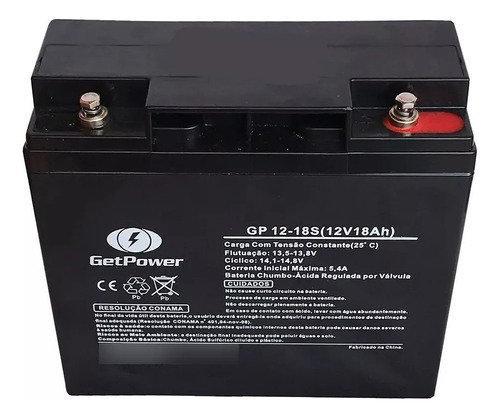  Bateria Selada 12v 18ah Mm Getpower Actpower Haze Atm 