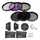 Kit De Tela Para Lentes Nd Lens, Tulipán De Goma Andoer De 5