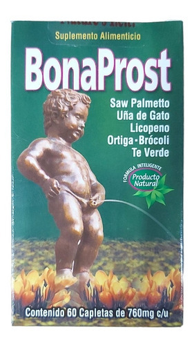 Bonaprost 60 Caps Salud Prostática Inflamación Natures Pet Sabor Sin Sabor