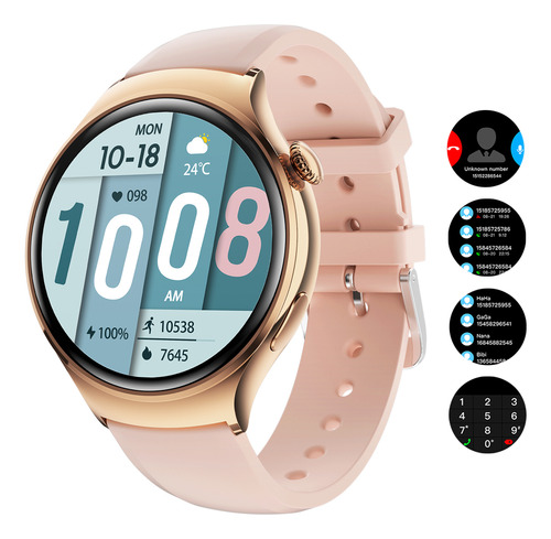 Reloj Inteligente Mujer Contestar Llamadas Moda Smart Watch