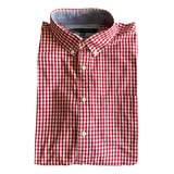 Camisa Tommy Hilfiger Hombre Manga Larga Talla L Cth074