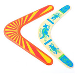 2 Pcs Boomerang De Madera, Forma De V Vuelo Juguete De Niños