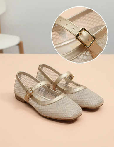 Balerina Flats Malla Moda Dama Marca Glam Shoes Estilo 612 | MercadoLibre