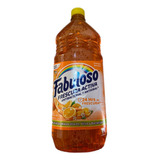 Caja Limpiador Fabuloso Naranja 12 Botellas De 1 Litro