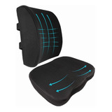 Cojin Lumbar Y Asiento Ergonomico Silla Oficina 