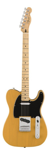 Guitarra Eléctrica Fender Standard Telecaster De Aliso Butterscotch Blonde Con Diapasón De Arce