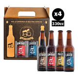 Estuche Regalo Cerveza Artesanal +56 Variedades 4 X 330cc