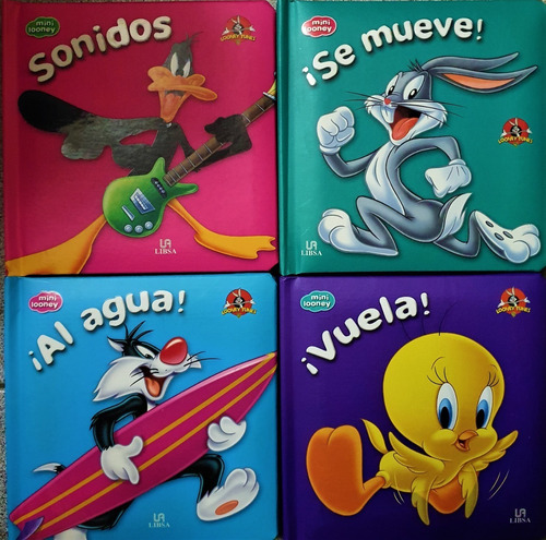 Lote X 4 Libros Colección Mini Looney Tunes - Libsa Infantil