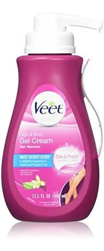 Crema Depilatoria Veet Gel Sensitive, 13.5 Onzas, Formula Se