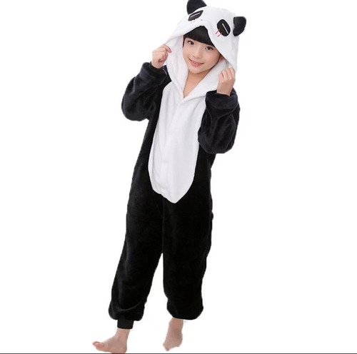 Pijamas Para Niño Polar Invierno Adultos Enterito Oso Panda.