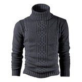 Cacharrel Casaco Blusa Tricot Lã Masculina Canelada Ref: 818