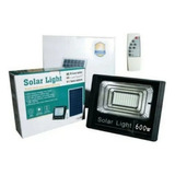 Reflector Solar Led 600 W + Panel Solar + Control