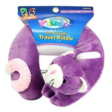 Almohada De Cuello De Peluche Cloudz - Gato