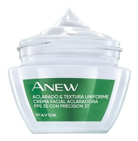 Crema Facial Aclaradora Fps 35 Con Precision 3t, Avon Anew C