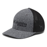 Gorra Columbia Phg Dogo Tubular Flexfit Gris Jaspeado