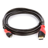 Cabo Micro Hdmi Para Hdmi 2.0, Ultra Hd, 4k, 3d - 2 Metros