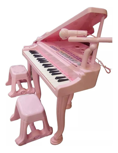 Piano Musical Infantil, Teclado Electrónico De 37 Teclas