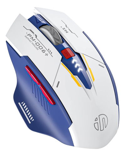 Y Mouse Inalámbrico Recargable Ergonómico Silencioso Con Usb