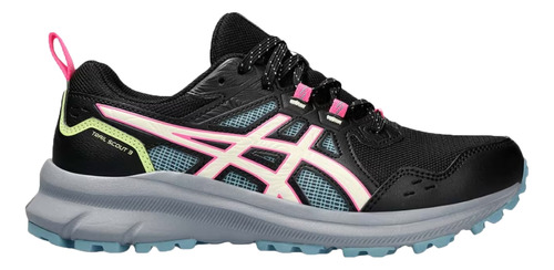 Zapatillas Asics Trail Running Mujer Scout 3 M Neg-gr Cli