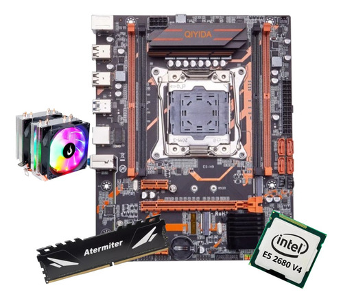 Kit Gamer Placa Mãe E5-h9 X99 Intel Xeon E5 2680 V4 16gb Coo