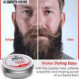 Bálsamo Para Barba Vikinga Suave Con Aceite Esencial Y Cera