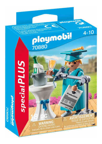 Muñeco Playmobil Referencia 70880 Graduado Sellado