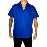 Camisa Gola Italiana Brim P/ Trabalho Obra/zelador/encanador