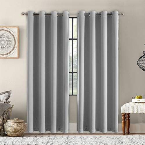 Cortinas Blackout 2 Paneles 132cm X 241cm Cortinas Opacas