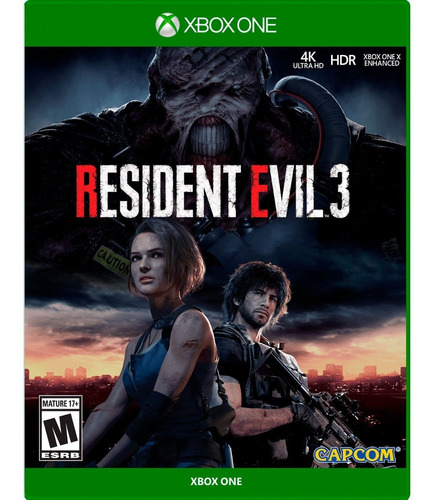 Resident Evil 3 Remake Xbox One  Disco Fisico Nuevo