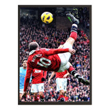 Quadro Voleio Do Rooney No Manchester United 2662