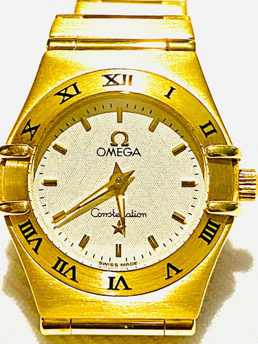 Reloj Omega Constellation De Oro Para Dama Cuarzo 1172.30.00