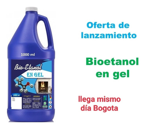 Bioetanol Puro En Gel Para Chimeneas Litro 