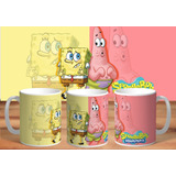 Taza Bob Esponja De Plastico Irrompible Personalizada #1