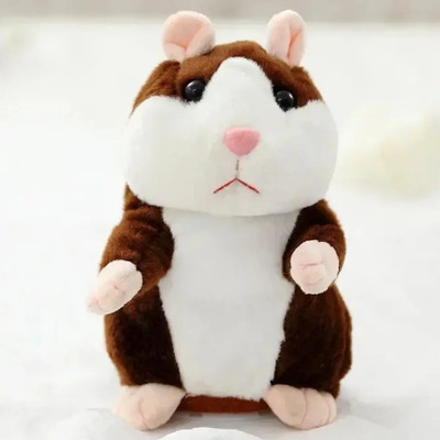 Hamster De Peluche Parlante Y Que Imita Sonidos, Gris | MercadoLibre