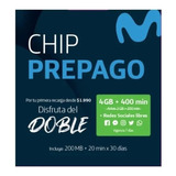 Chip Prepago Movistar 200mb + 20 Minutos