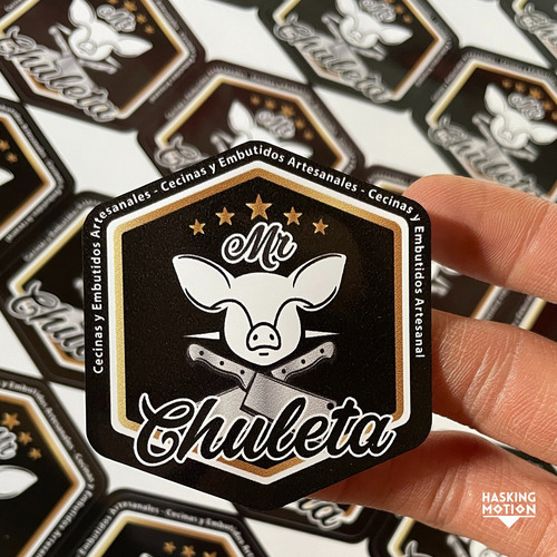 Sticker / Etiquetas Personalizadas Troqueladas M2 (promoción