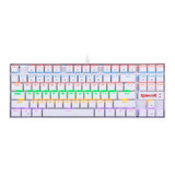 Teclado Gamer Redragon Kumara K552w Led Rainbow Outemu Red