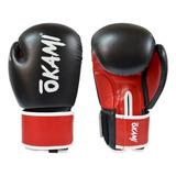 Guante Box Okami Pro Pu Direct 14 Oz Kick Mma Saco Box Punch