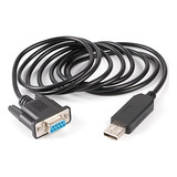 Cable De Módem Nulo Usb Serial Db9 Ft232r Usb Rs232, Control