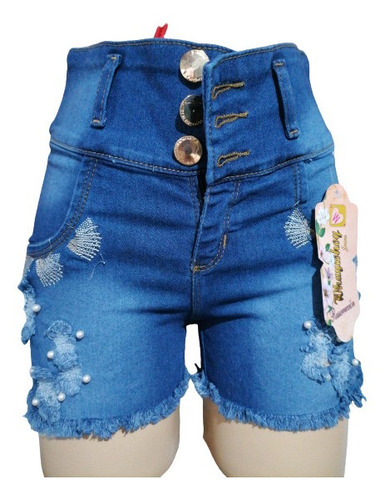 Short  Para Mujer Dama En Jeans