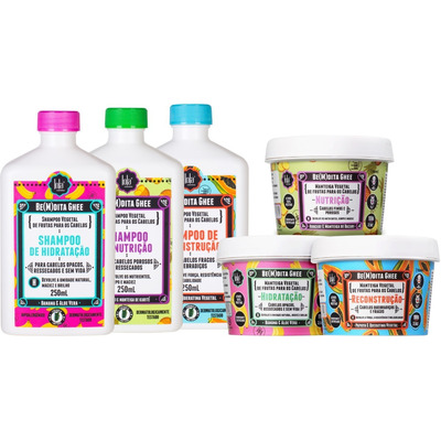 Lola Cosmetics Bemdita Ghee Cronograma Capilar 6 Itens