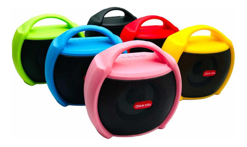 Bocina Bluetooth Portátil Usb Radio Fm Led Colores Tws 3