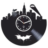 Reloj De Pared De Vinilo Para Niños, Diseño De Batman