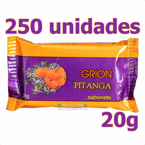 Sabonete Mini Pitanga 20g (250 Un) Hotel Motel Pousada