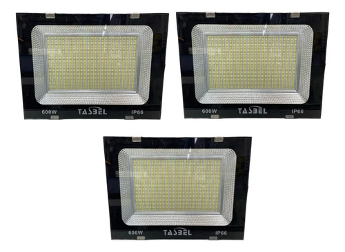 X3 Foco 600w Reflector Led  Luz Exterior Canchas Ip66 