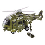 Helicóptero Operação Resgate Com Luz E Som Dm Toys - 6163 Cor Sortida