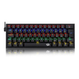 Teclado Gamer Mecânico Fizz, Preto, Abnt2, K617-r-b